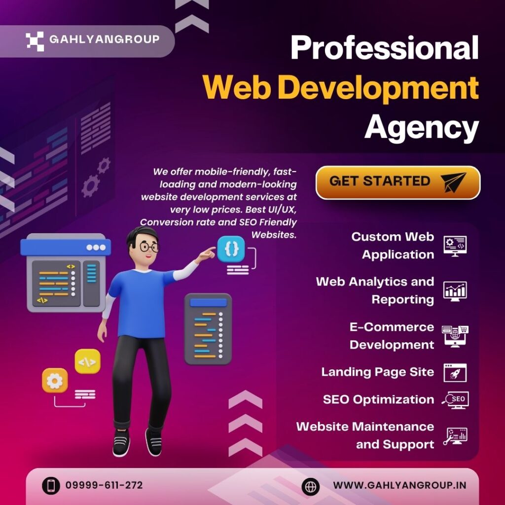 Best Website Development Services in Ghaziabad GahlyanGroup