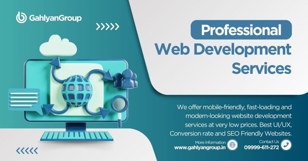 Professional Website Development Services Agency in Faridabad GahlyanGroup