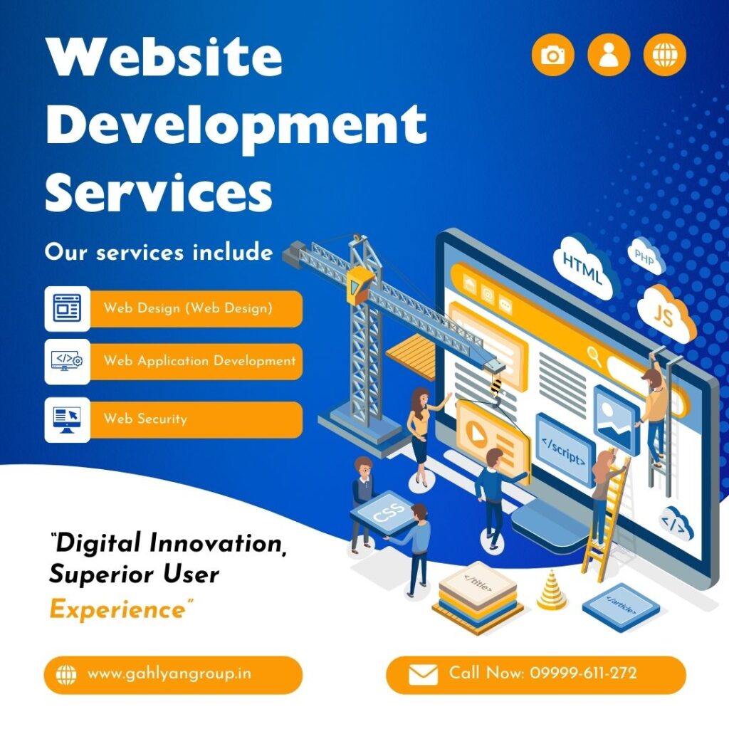 Professional Website Development Services Provider in Faridabad GahlyanGroup